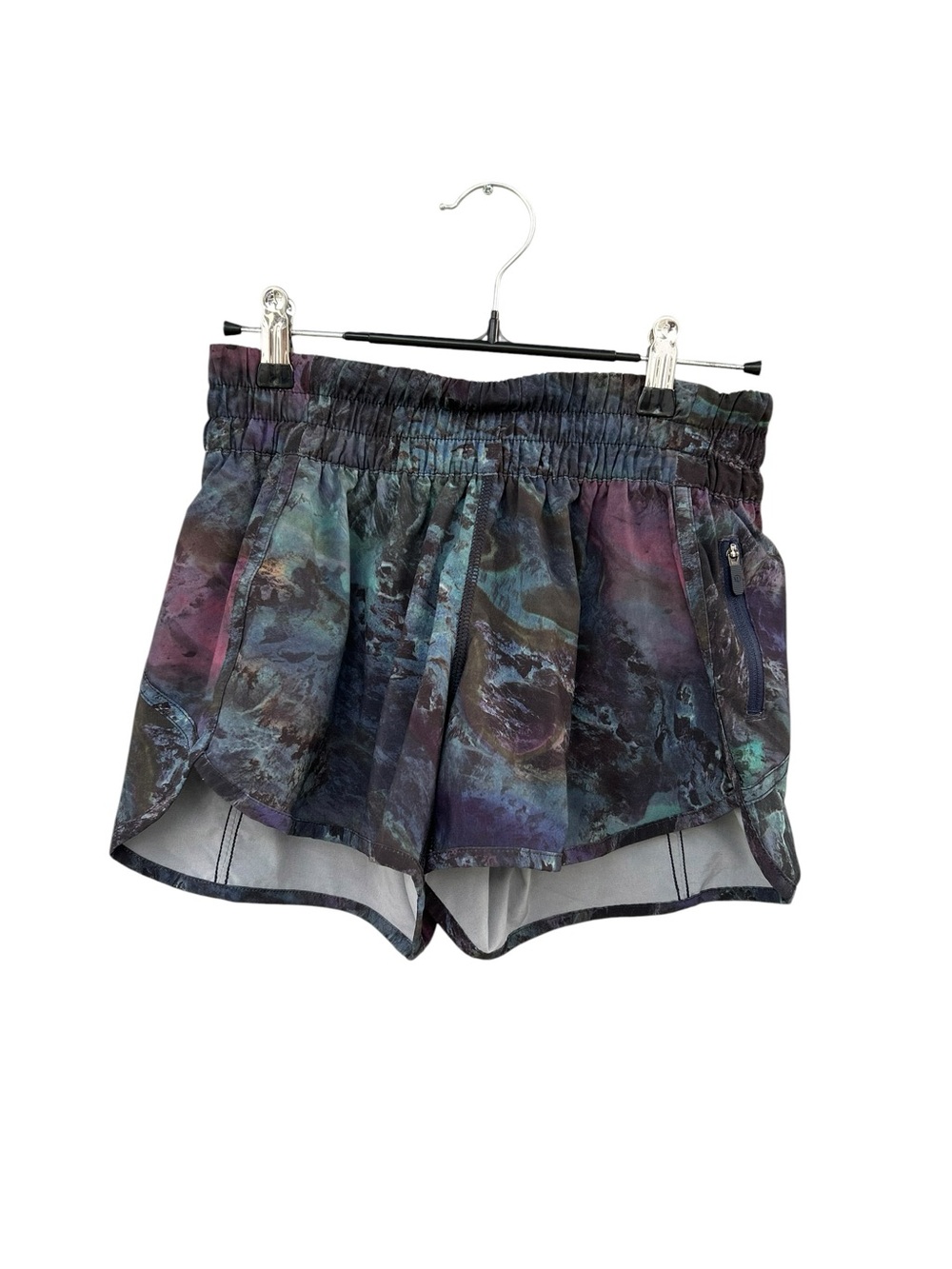 Lululemon Tracker Athletic Shorts V *4" - Size 6 - Galaxy Marble Print - Workout